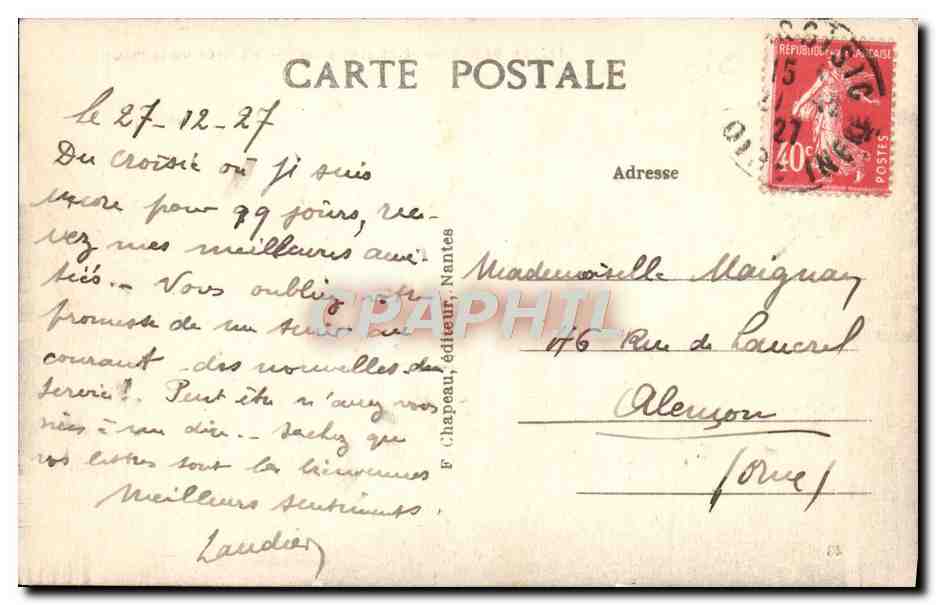 CPA La Baule sur Mer L'Entree de la Plage  — Rückseite