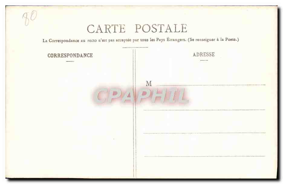 Amiens - Cathédrale - Tympans du Porche de la Vierge-Mère — L. Caron, phot.-édit., Amiens - Iso-bromure (Déposéé) n°336 — Verso