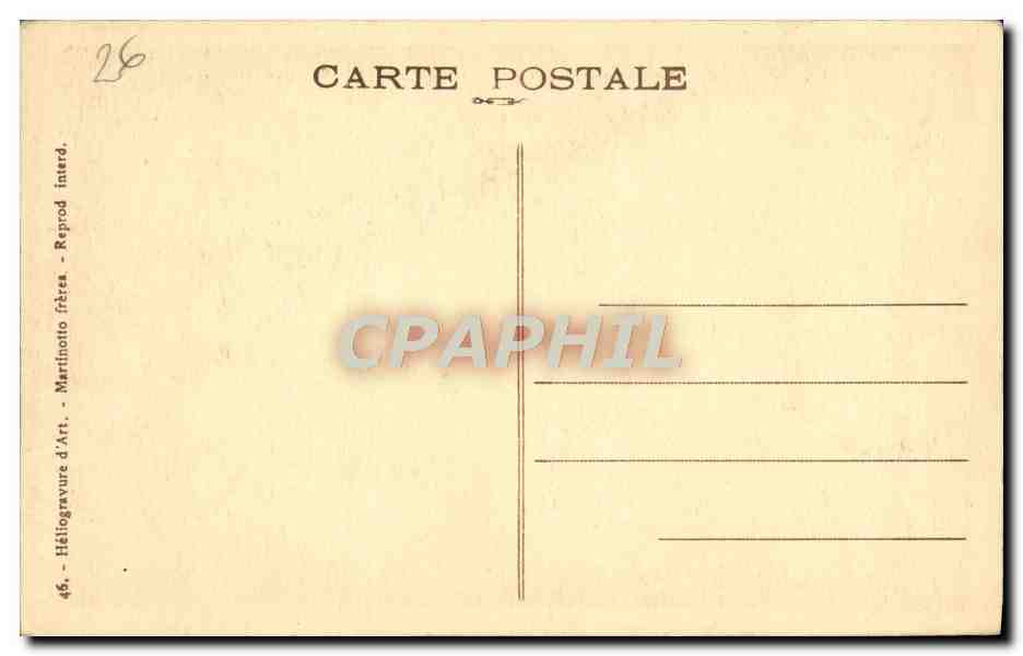 La Route en Surplomb et les Gorges de Vernaison — Les Grands Goulets — Martinotto Frères — Verso
