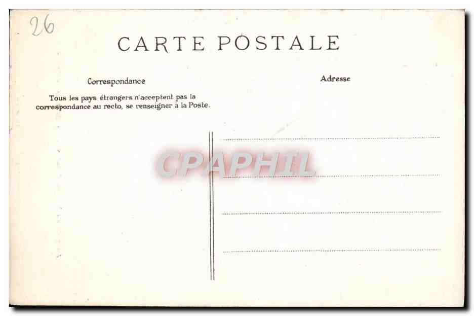 Au pied du Ballon d'Alsace — Le Saut de la Truite — J. B. Schnitt et ses fils, édit., Belfort — Verso
