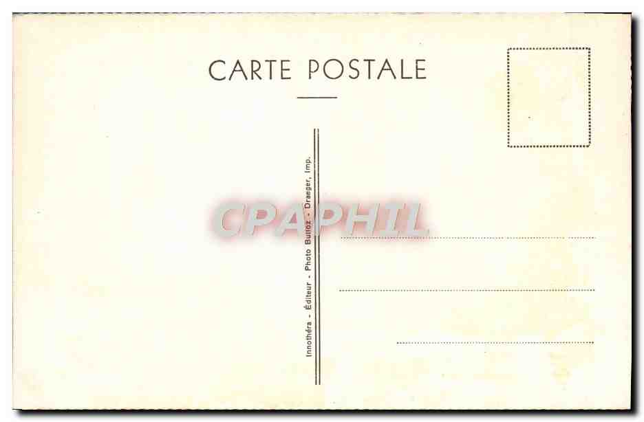 CPA Une Rue au Moyen Age Miniature du Gouvernement des Princies  — Verso