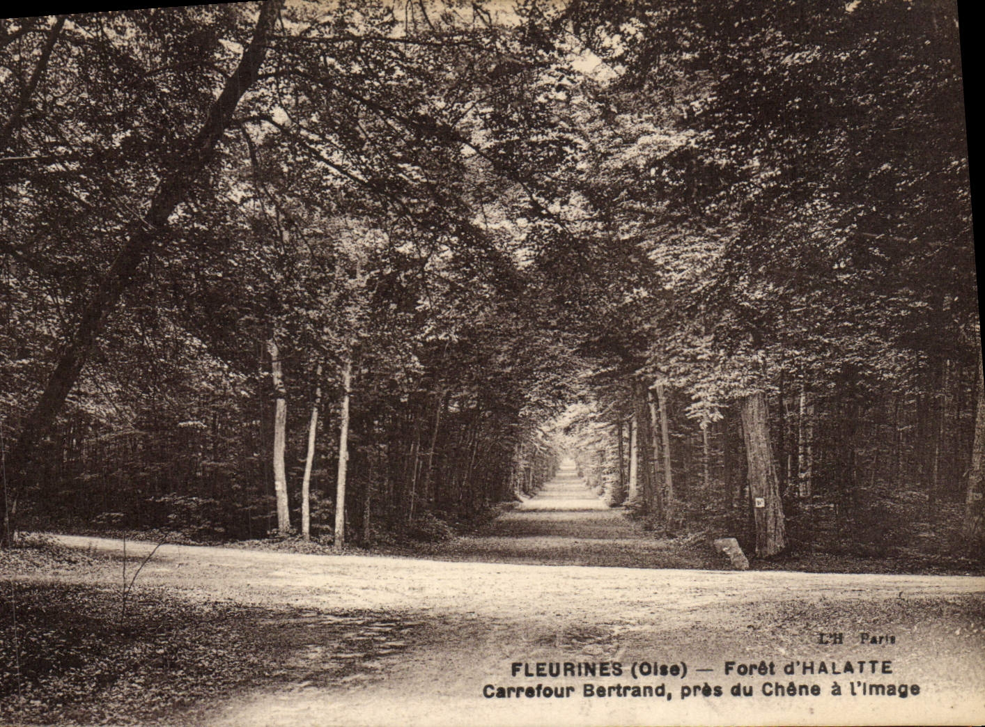 Fleurines (Oise) — Carrefour Bertrand, près du Chêne à l’Image — L'H Paris