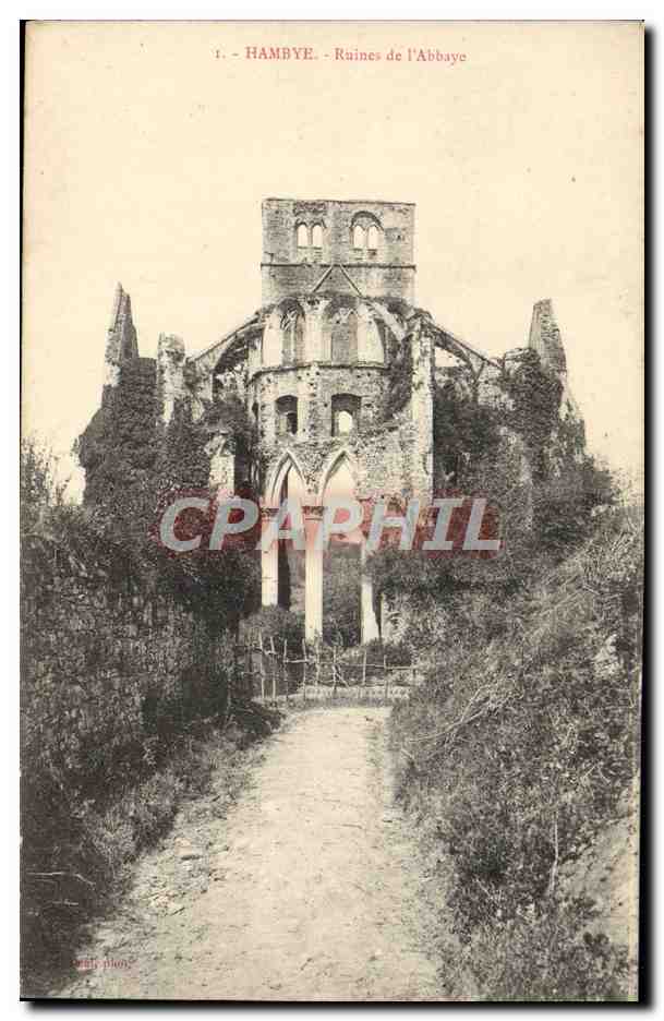 Hambye - Ruines de l'Abbaye — éditeur : C. Alion, n°1
