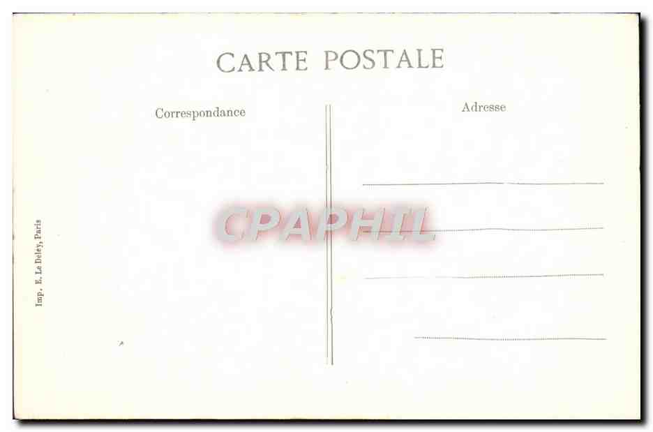 CPA Clermont En Argonne La Rue de L'Observatoire Militaria — Back