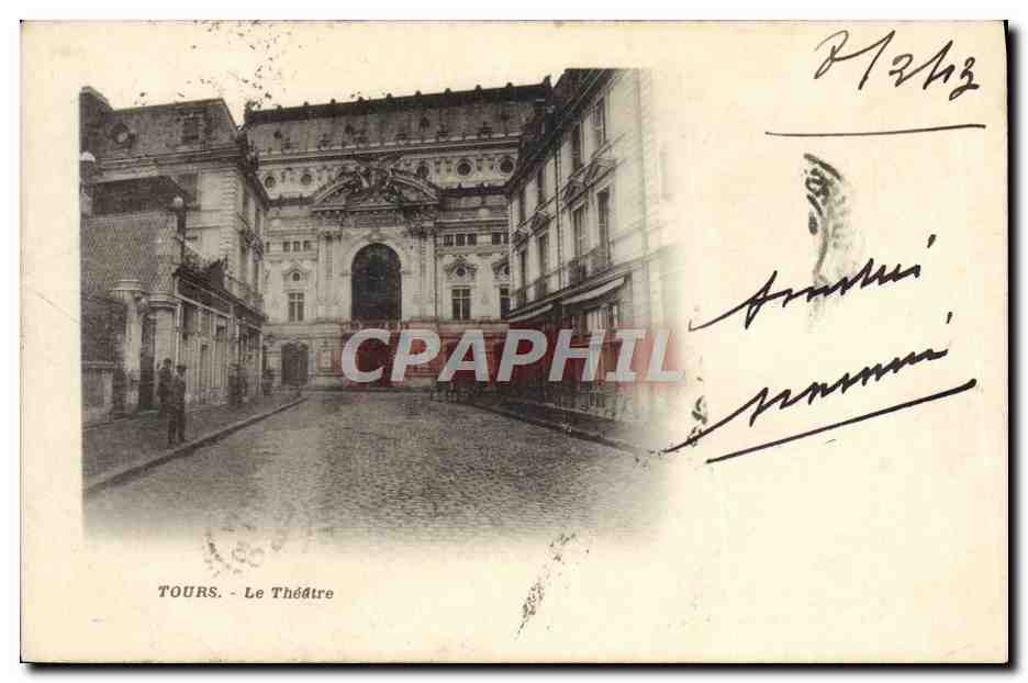 CPA Tours Le Theatre
