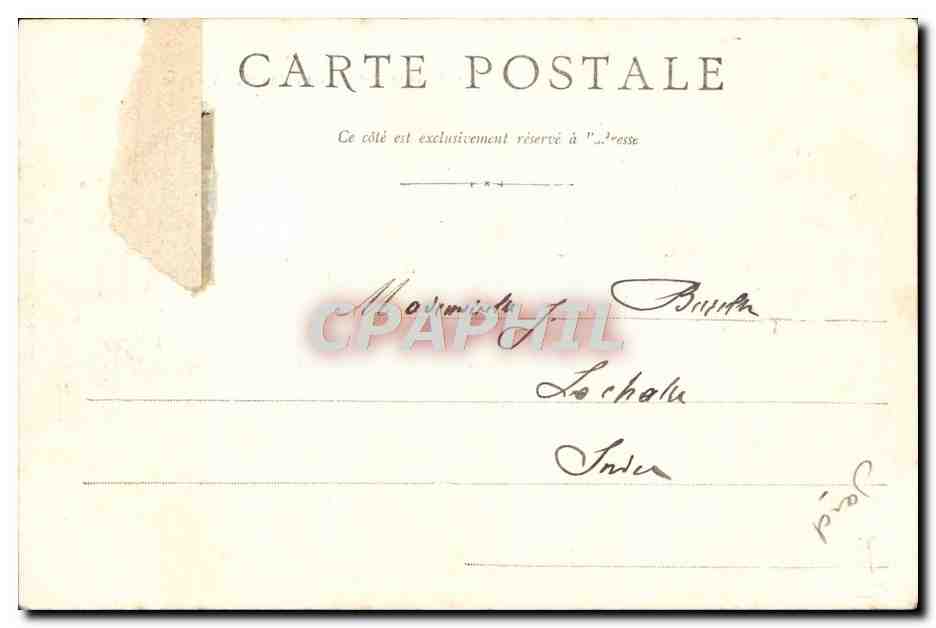 CPA Villeneuve les Avignon Le fort St Andre  — Verso