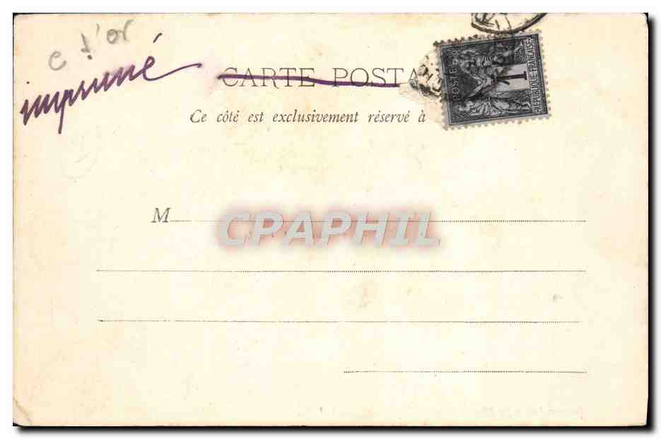 CPA Dijon Vue generale — Rückseite