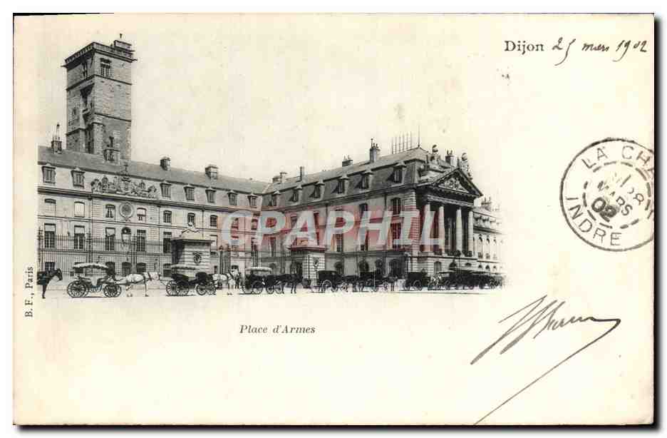 CPA Dijon Place d'Armes