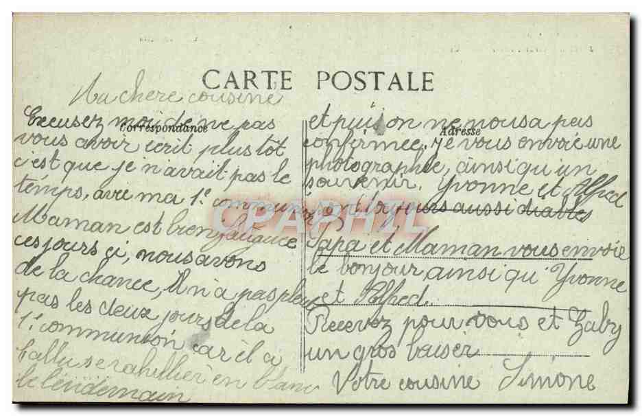 CPA Reims Dans les Ruines Apres la Retraite des Allemands Militaria — Rückseite