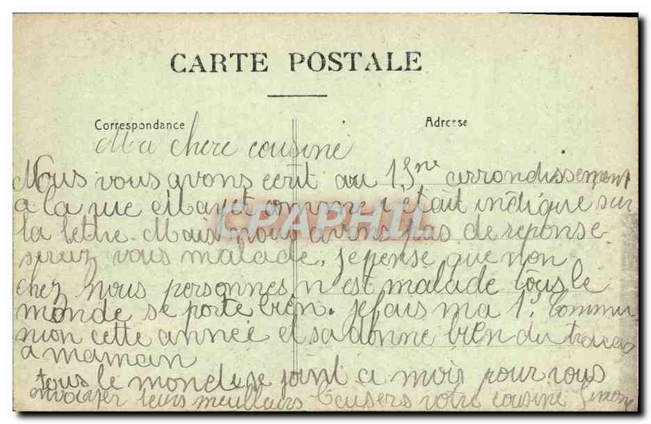 CPA Rosnay Ferme du Moulin a Vent Militaria — Rückseite