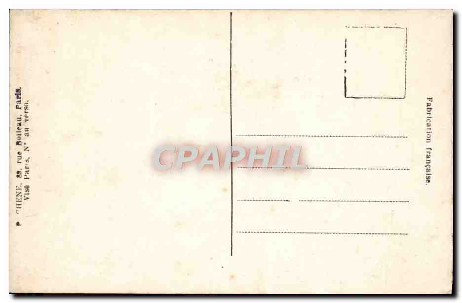 CPA Fantaisie Femme Soldat Militaria  — Rückseite