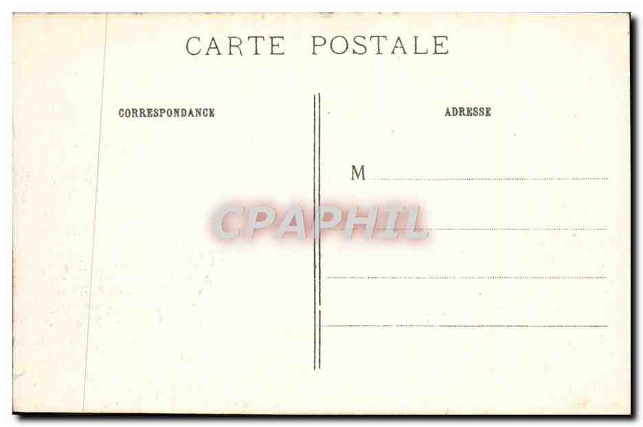 CPA Revigny Ruines de l'hotel de ville Militaria — Rückseite