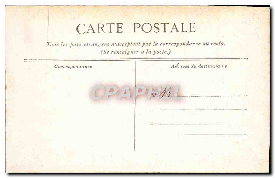 CPA Lourdes L'abri des pelerins — Verso