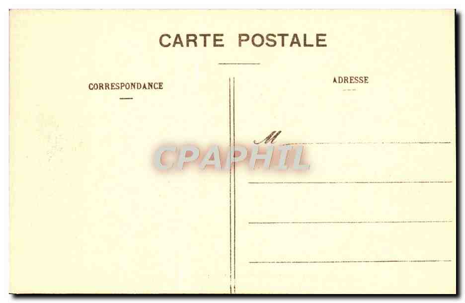 CPA Parc de Saint Cloud L'etang de Villeneuve — Rückseite