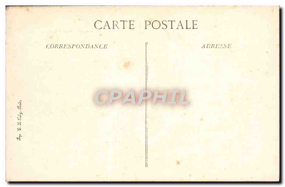 Bataille de la Marne — Détails de l'église détruite à Sermaize-les-Bains — O. J. n°53 — Back