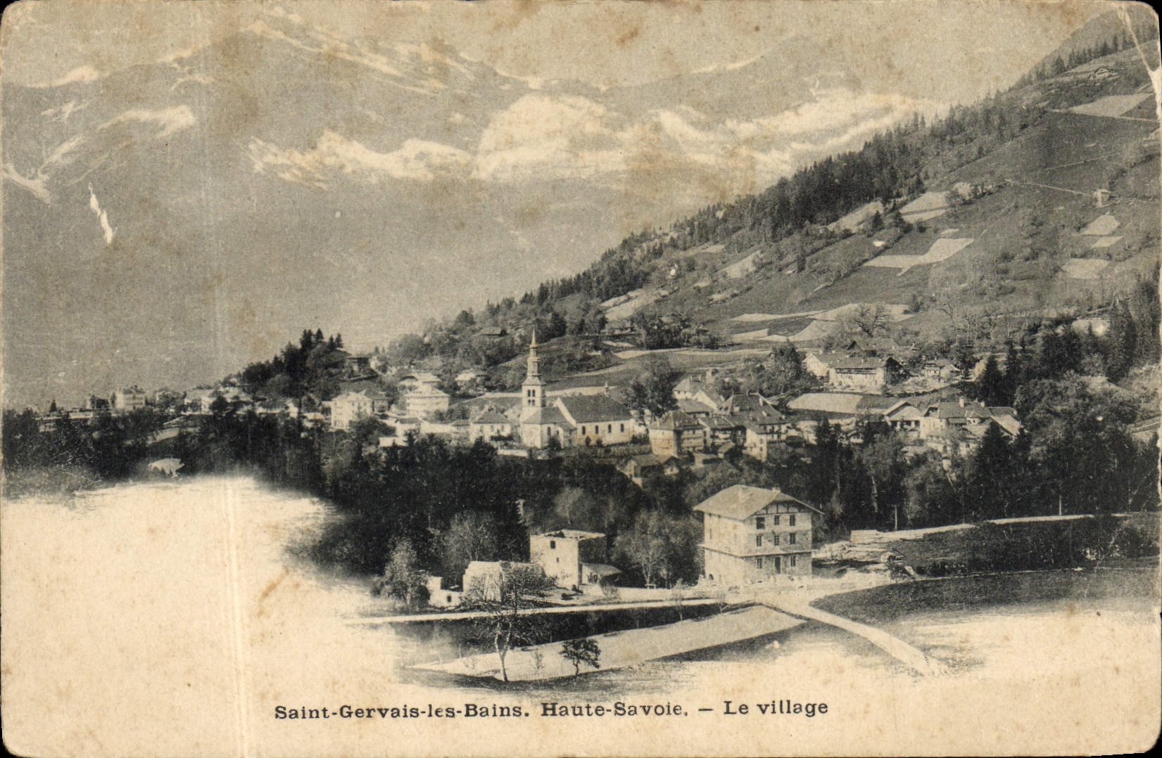 Saint-Gervais-les-Bains. Alta Savoia. — Il villaggio