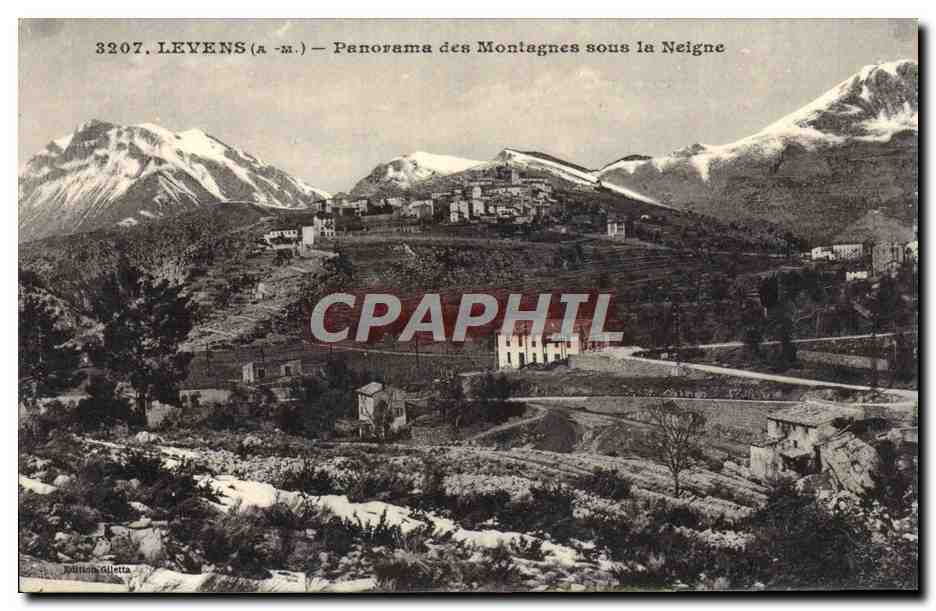 CPA Levens Panorama des Montagnes Sous la Neige