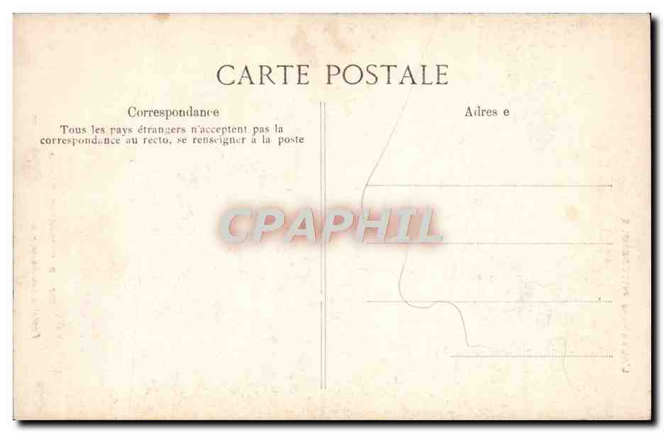 CPA Clermond Ferrand Fontaine Petrifiante Objets de la petrification — Rückseite