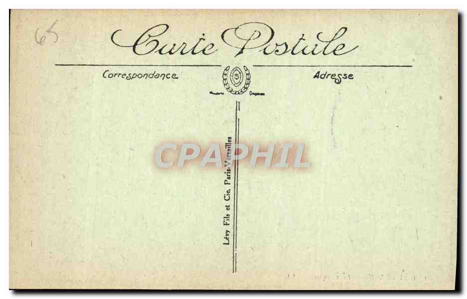 CPA Gavarnie Le Cirque — Rückseite
