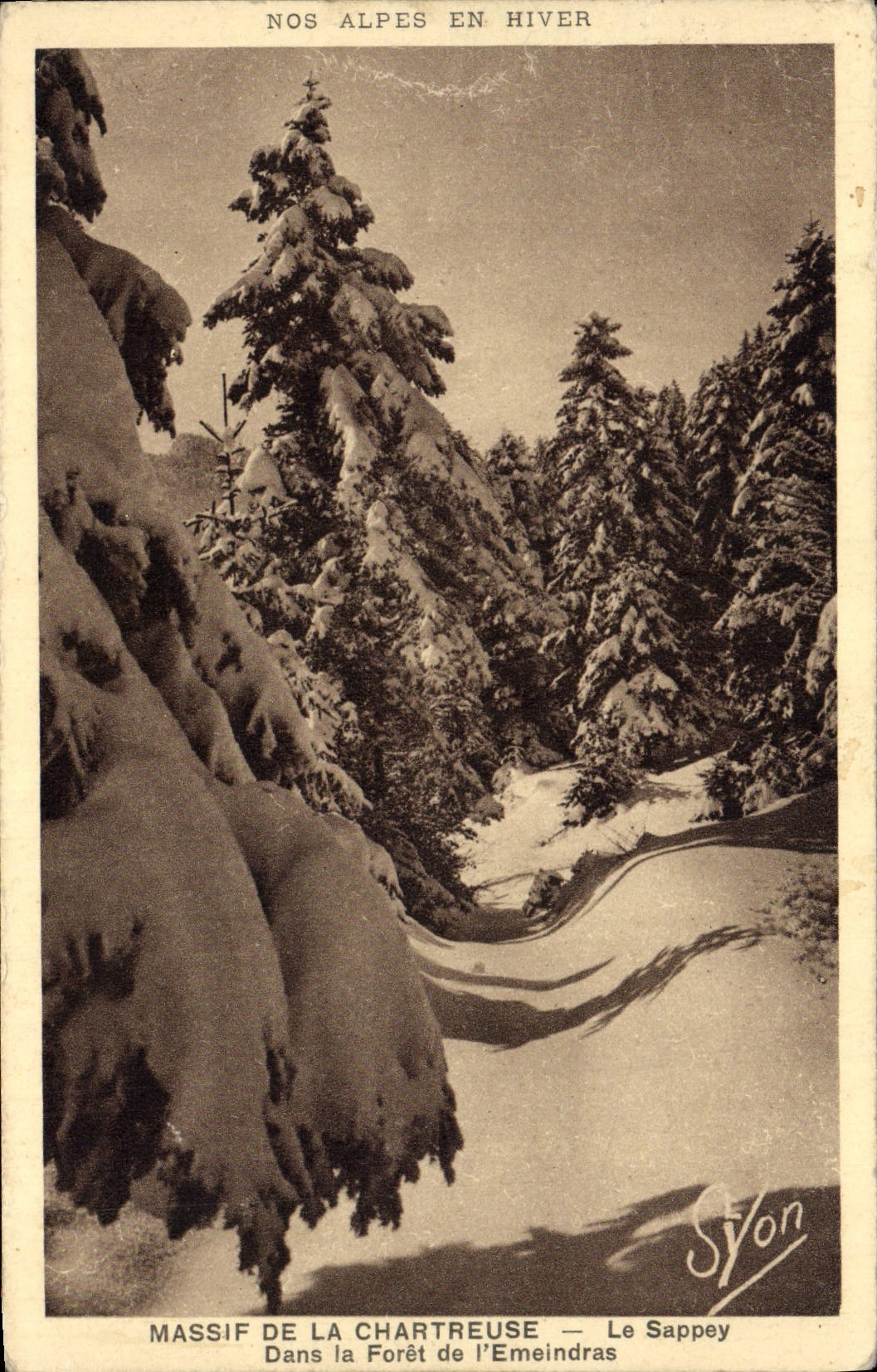 Massif de la Chartreuse — Le Sappey — Forêt de l'Emeindras — Syon