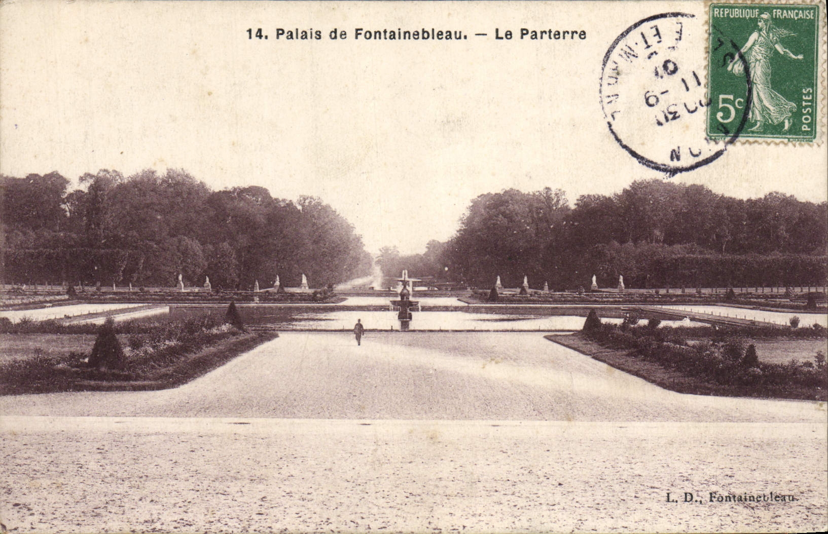 Palacio de Fontainebleau — El Parterre — L.D. Fontainebleau