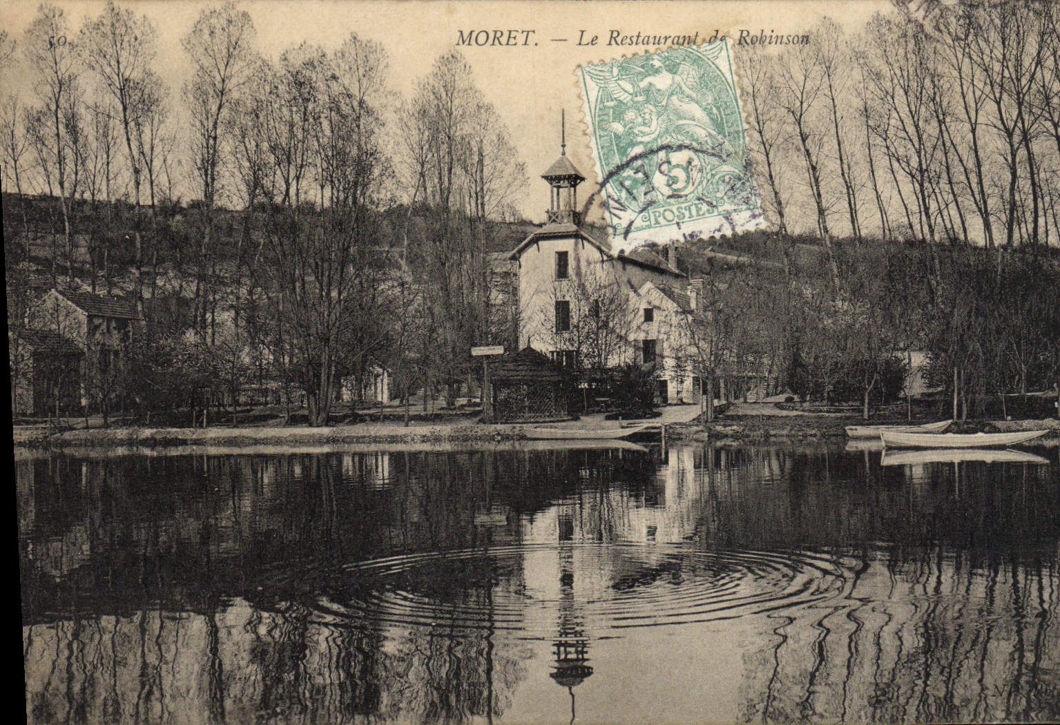 Moret — Le Restaurant de Robinson — Unknown Publisher, No. 50