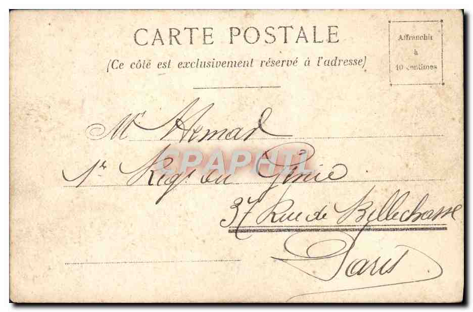 CPA Royan Vue Du Port Bateaux — Rückseite