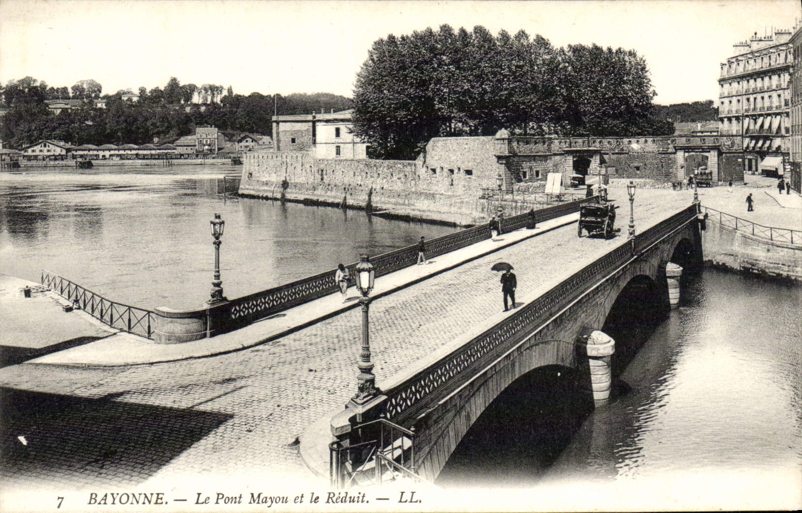 Bayonne — Le Pont Mayou et le Réduit — LL.