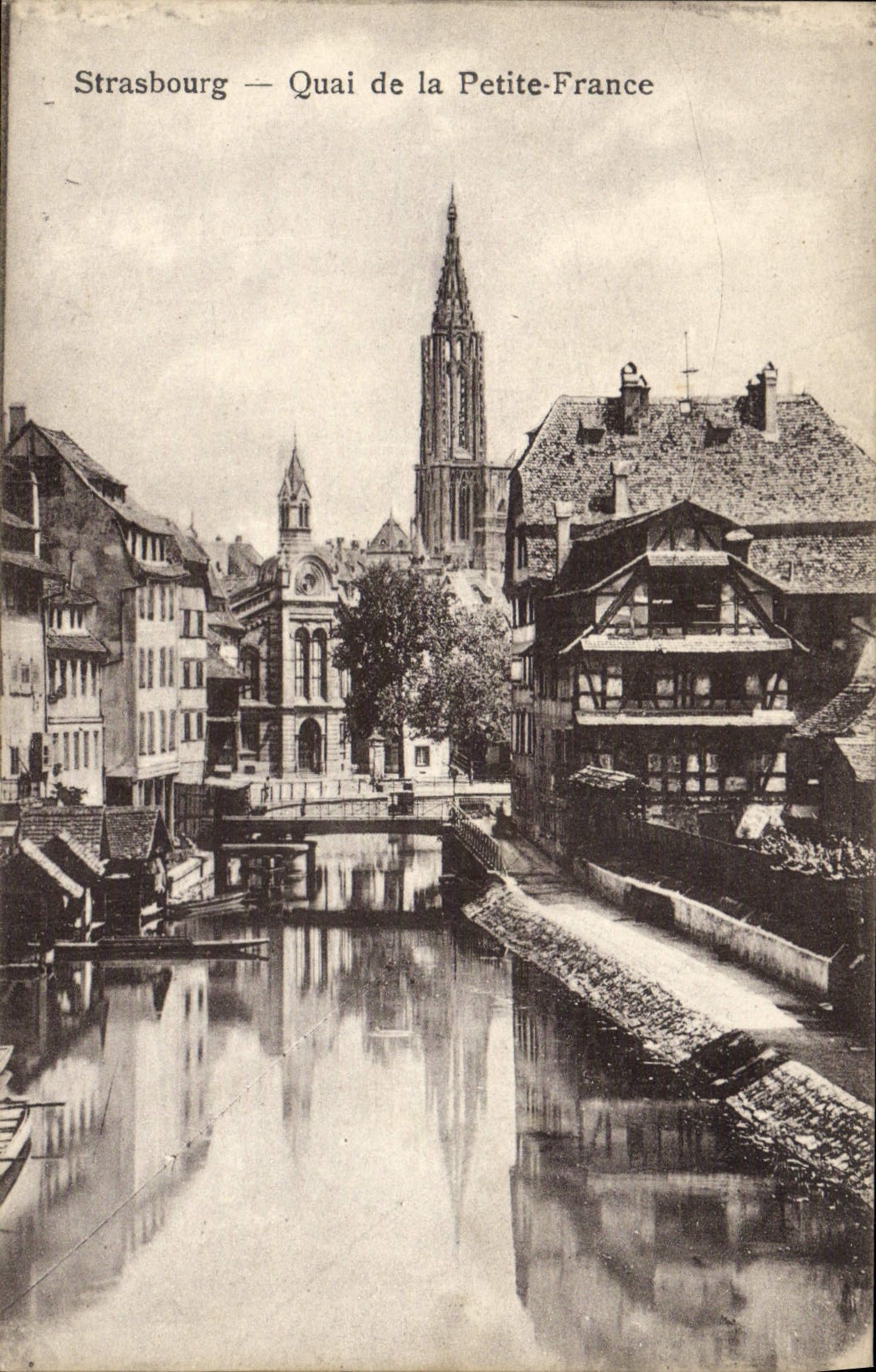 CPA Strasbourg Quai de la Petite France