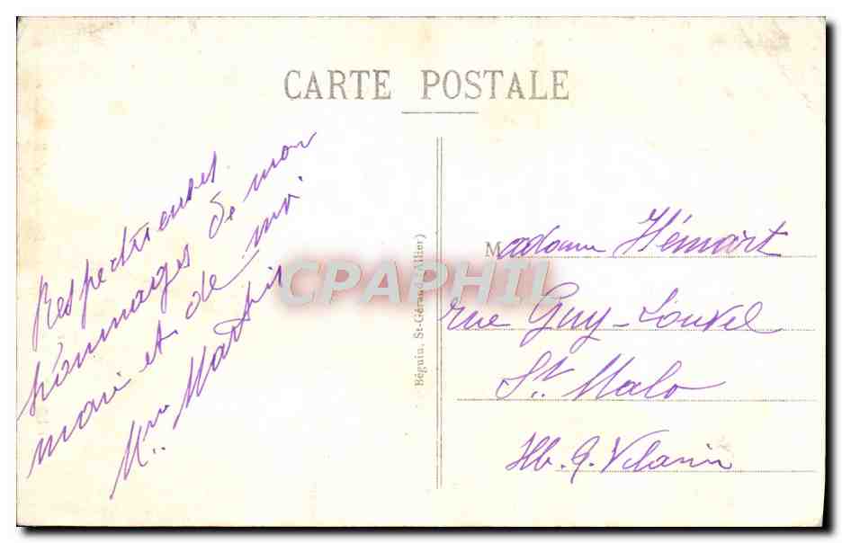 Gorges de l'Ardoisière — Environs de Vichy — Cusset — 670 — Reverso