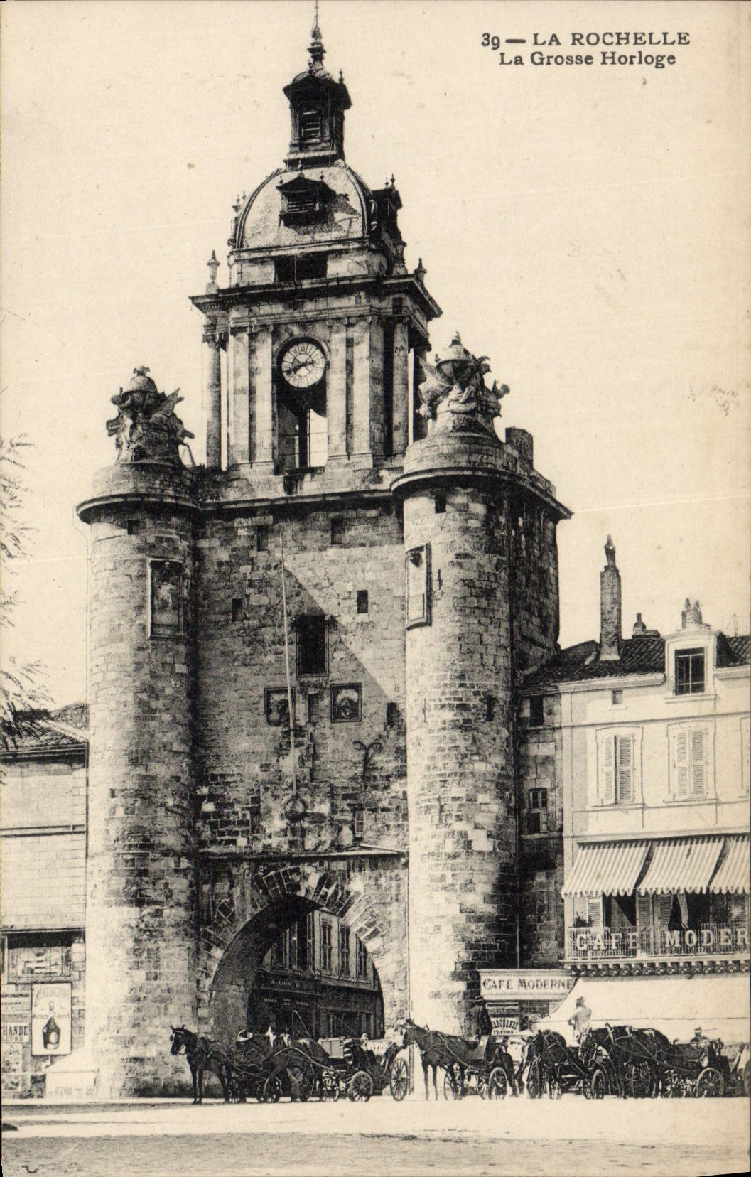La Rochelle — La Grosse Horloge — Éditeur inconnu, n° de série 39