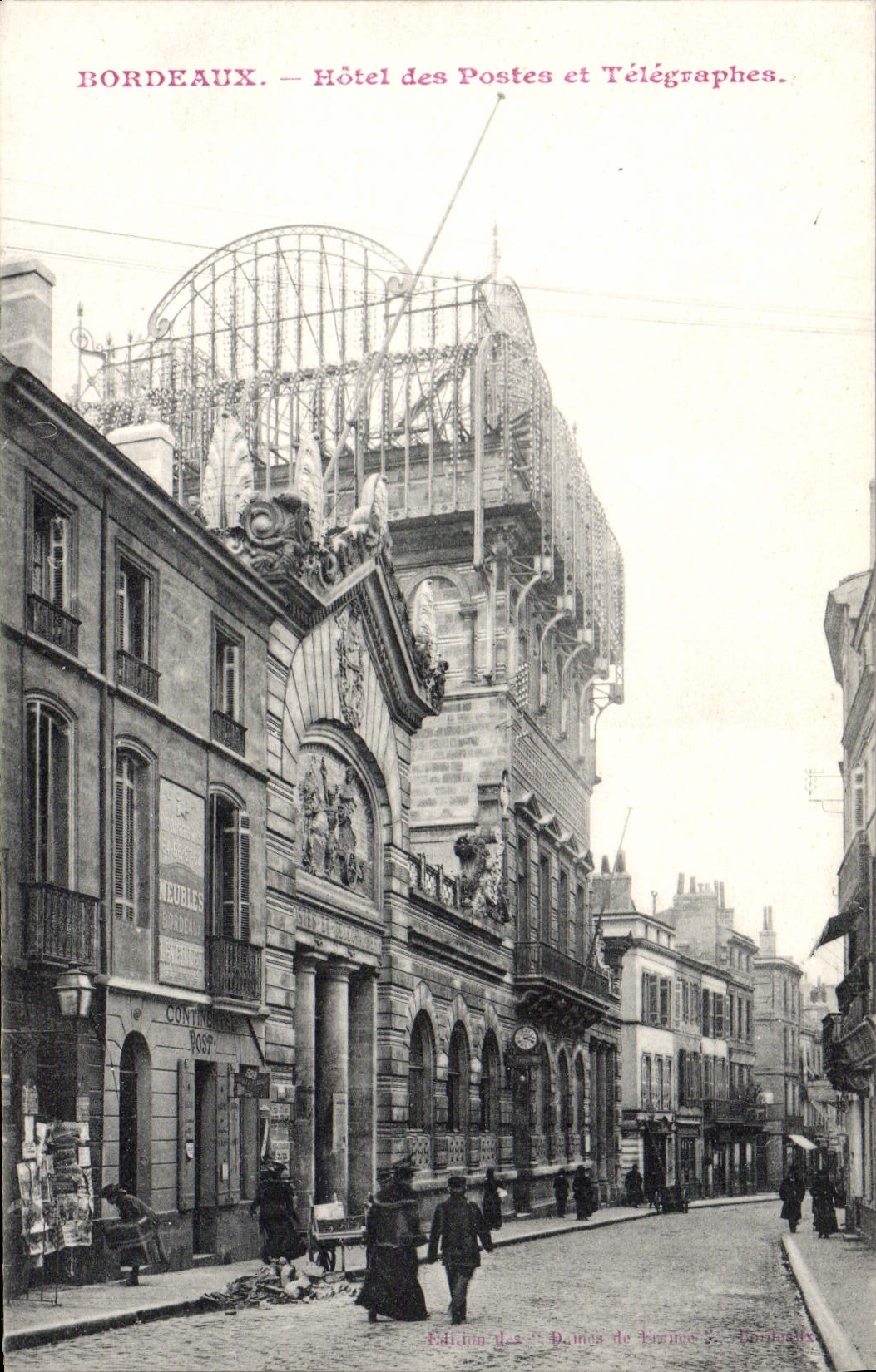 Bordeaux — Hôtel des Postes et Télégraphes — Édition des "Dames de bureau", Bordeaux