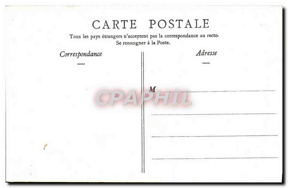 Bordeaux — Hôtel des Postes et Télégraphes — Édition des "Dames de bureau", Bordeaux — Verso
