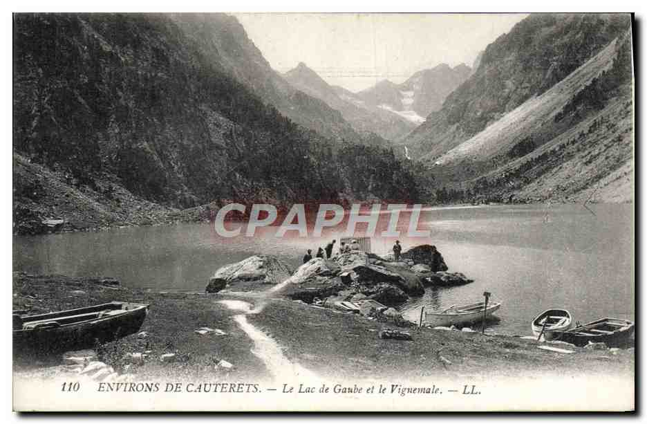 Environs de Cauterets — Le Lac de Gaube et le Vignemale — LL. — N° 110