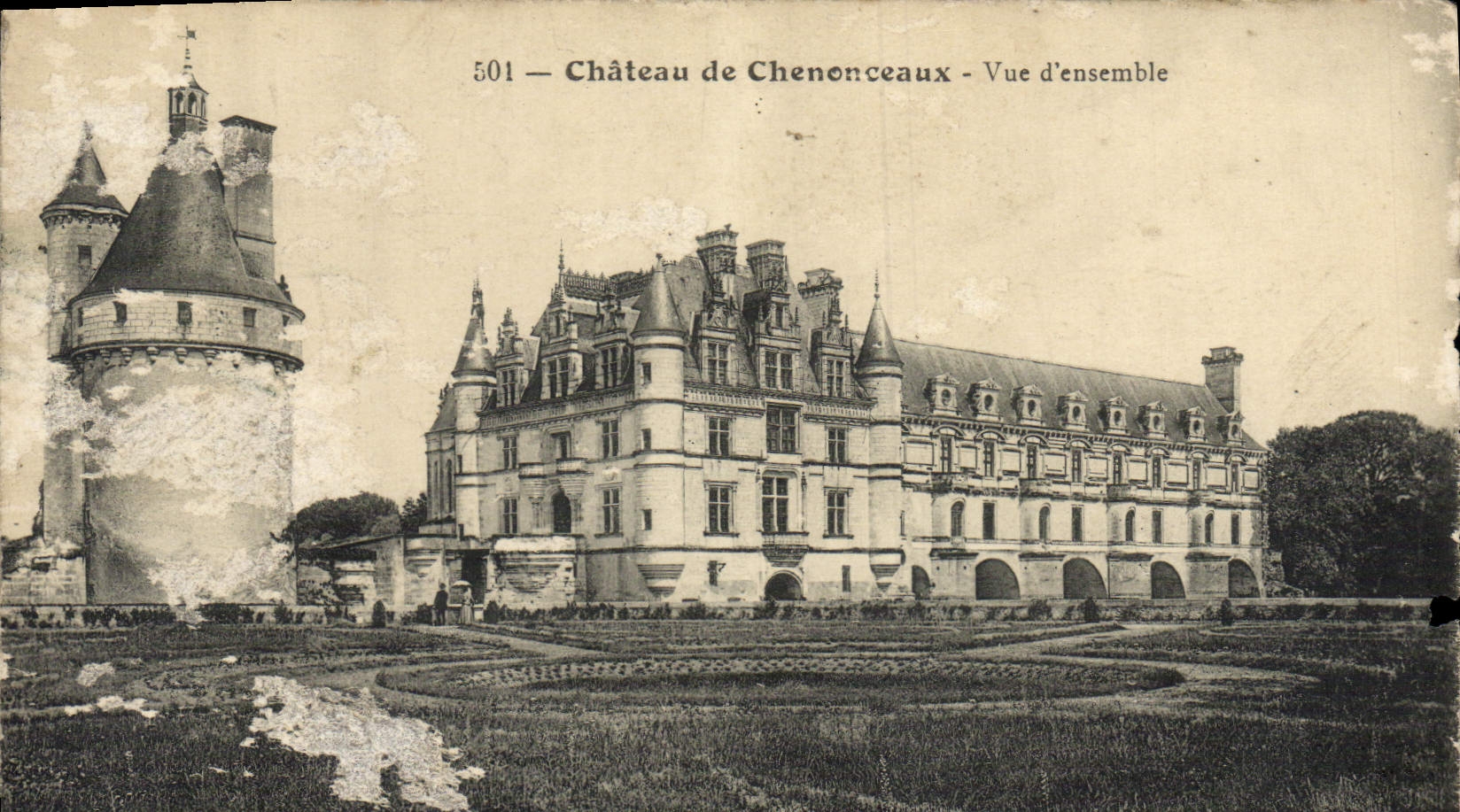 CPA Chateau de Chenonceaux Vue D'ensemble