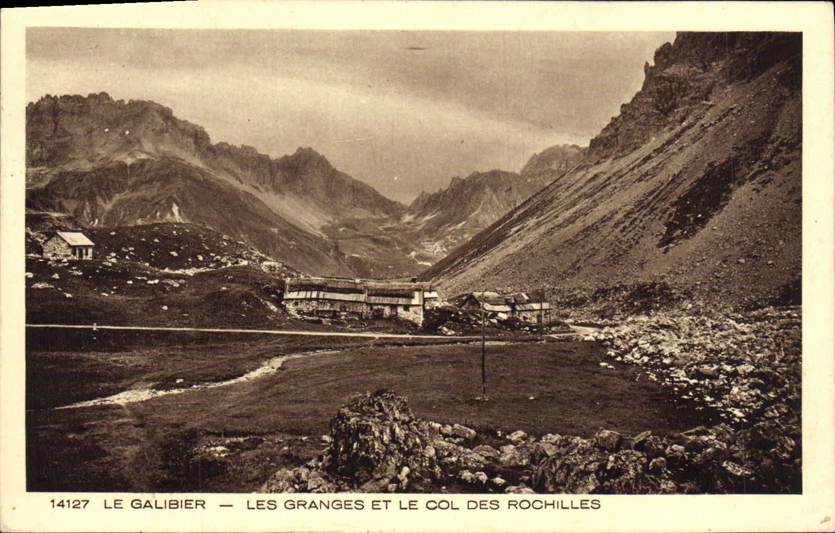 CPA Le Galibier Les Granges Et Le Col Des Rochilles
