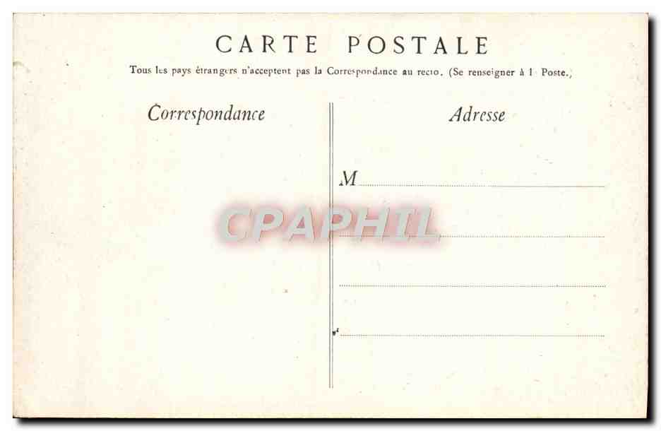 CPA Lourdes Deuxieme Station charge de sa croix — Verso