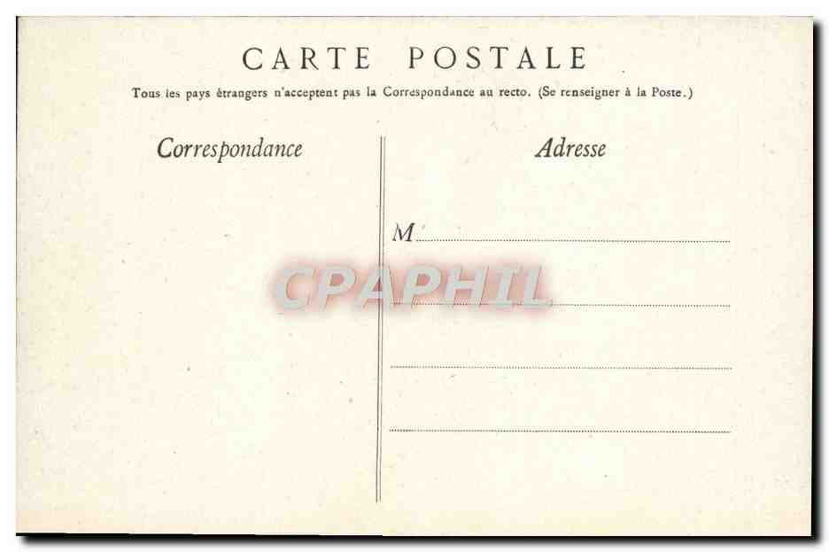 CPA Lourdes Douzieme Station du Calvaire — Verso