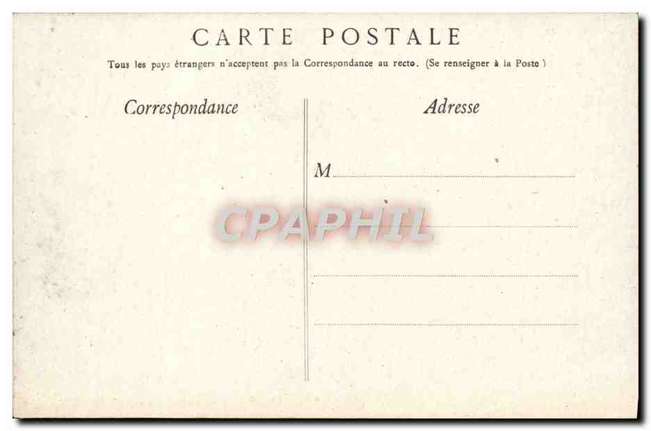CPA Lourdes Neuvieme Station du Calvaire — Verso