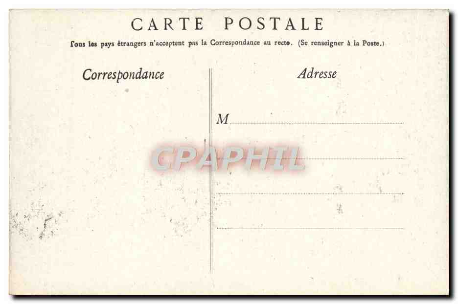 CPA Lourdes Septieme Station Jesus tombe pour la Seconde Fois — Verso