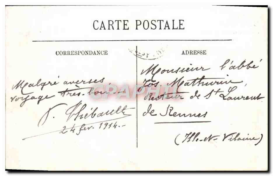 Bayonne — Le Château Vieux — LL. 79 — Verso