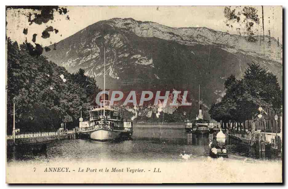 Annecy — Le Port et le Mont Végrier — LL