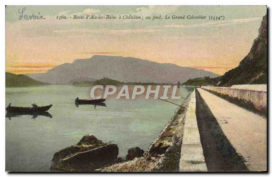 Route d'Aix-les-Bains à Châtillon — Le Grand Colombier (1534) — L. Leinwald, Paris