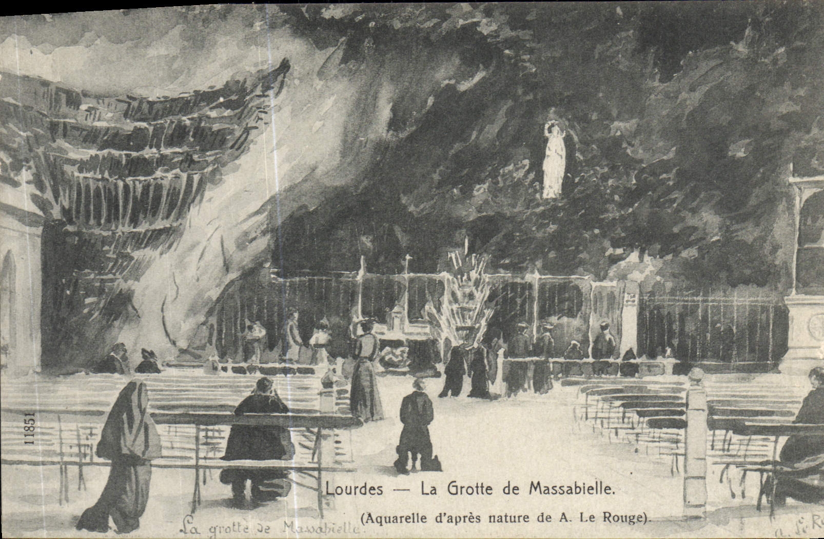 CPA Lourdes La Grotte de Massabielle