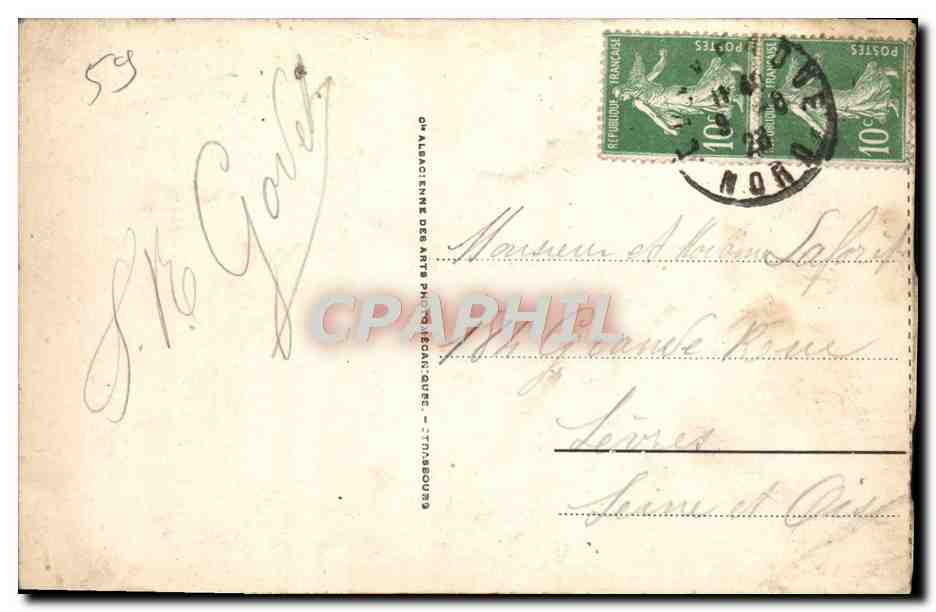 CPA Malo Les Bains le Casino — Rückseite
