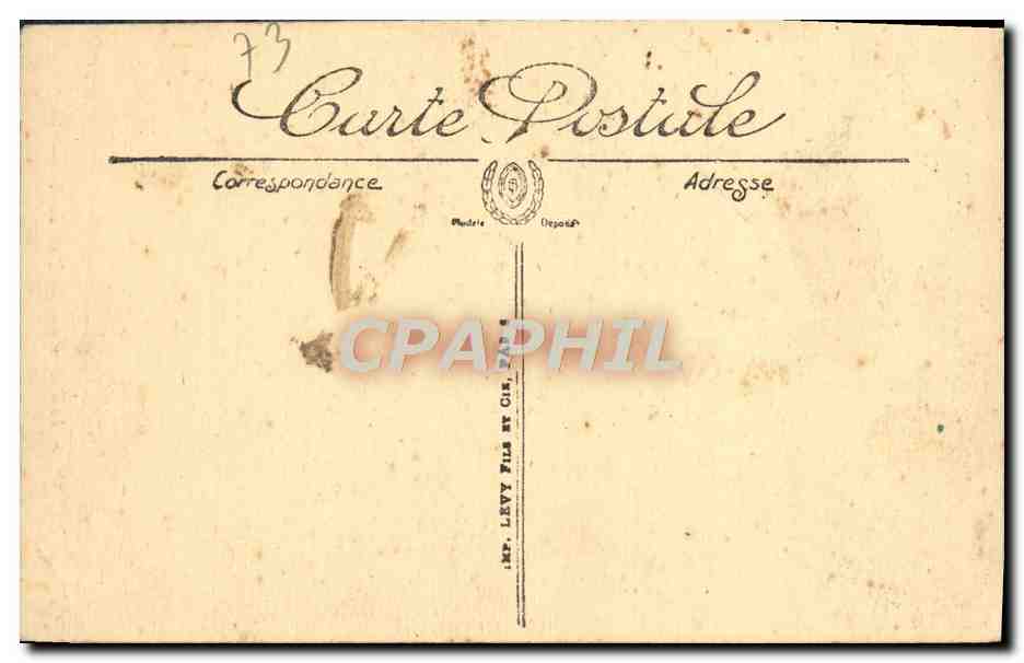 CPA Tournon Le Chateau La Tour du Roi — Rückseite