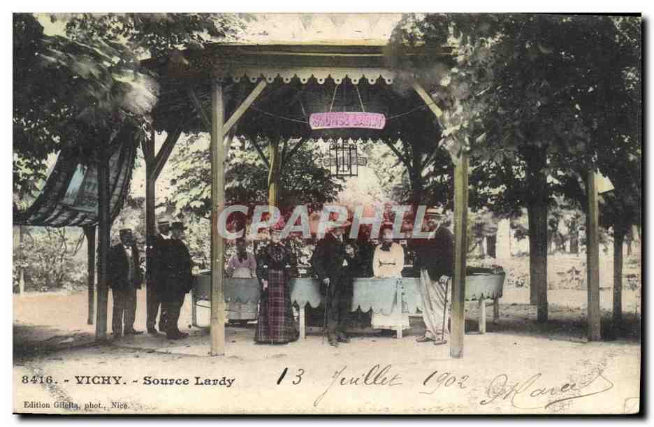 CPA Vichy Source Lardy