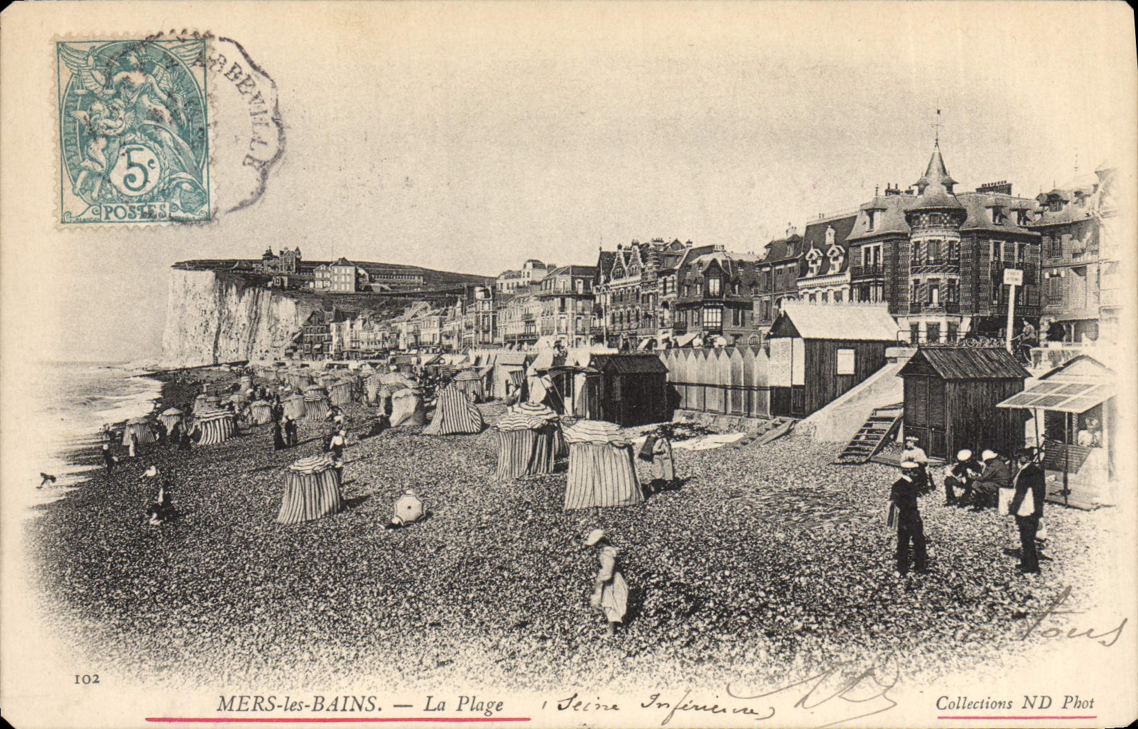 CPA Mers Les Bains la Plage