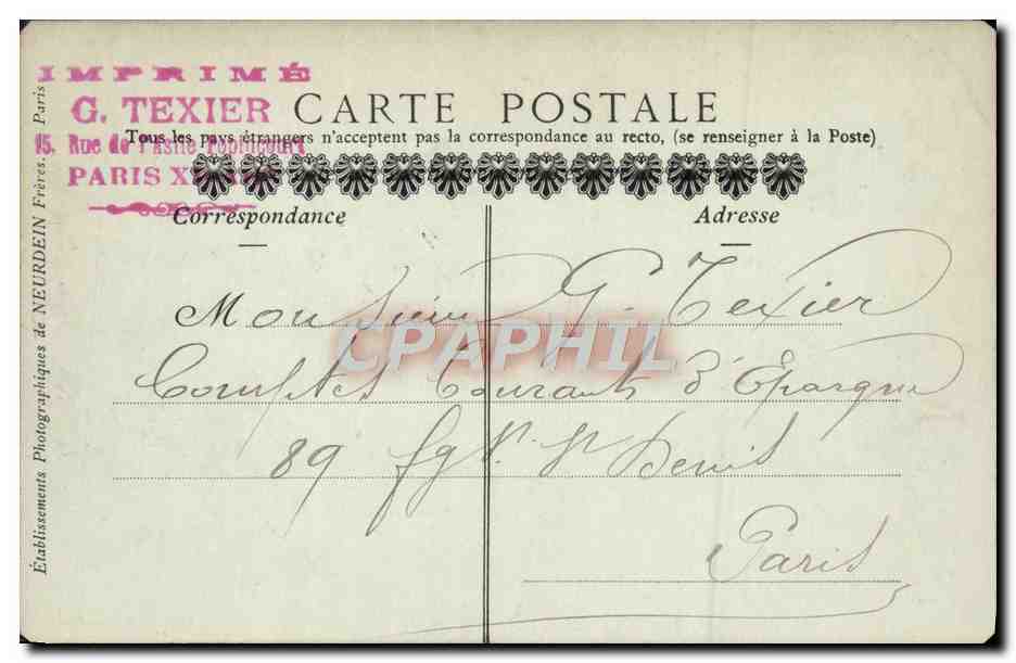 CPA Mers Les Bains la Plage — Verso
