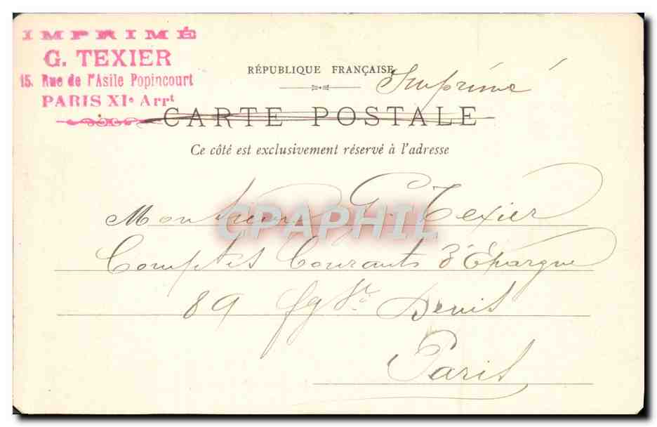 Mers-Plage - La Digue et la Promenade — L. D., B. - 58 — éditeur L. D., B. (L. D. & B.) — Verso